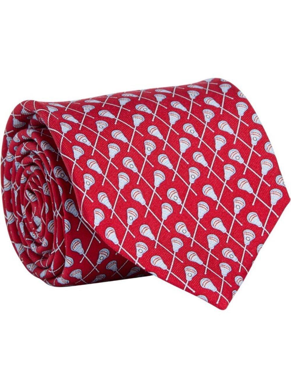 Stylish Men's Lacrosse Silk Tie - Perfect for Formal Events & Gifts